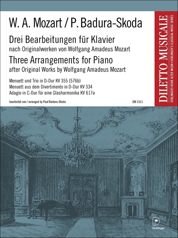 3 Bearbeitungen nach Originalwerken  für Klavier  