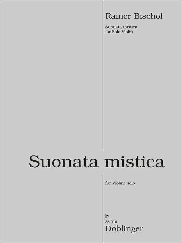 Suonata mistica  für Violine  