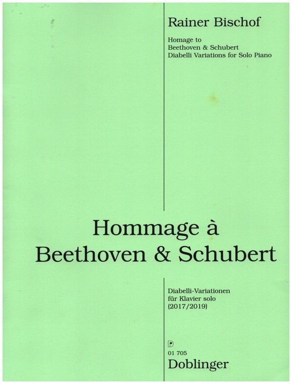 Hommage à Beethoven & Schubert - Diabelli-Variationen  für Klavier  