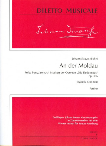 An der Moldau op.366 für Orchester  Partitur  