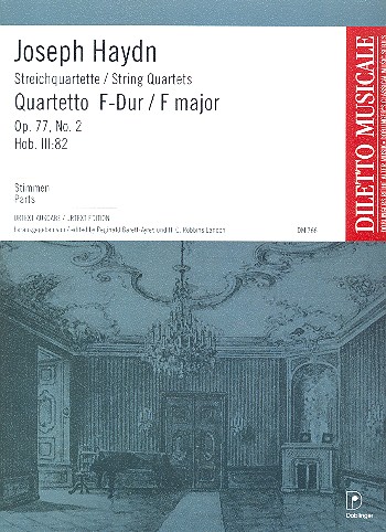 Streichquartett F-Dur op.77,2 Hob.III:82&nbsp;&nbsp;&nbsp;&nbsp;Stimmen