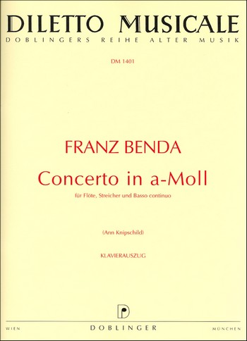 Konzert a-Moll für Flöte, Streicher und Bc  für Flöte, Streicher und Bc  Flöte und Klavier