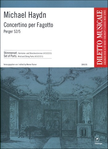 Concertino per fagotto für&nbsp;&nbsp;Fagott und Kammerorchester&nbsp;&nbsp;Stimmenset