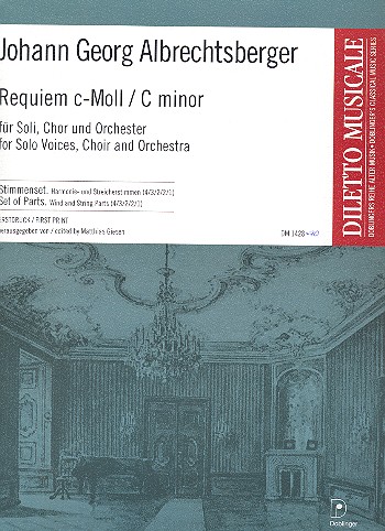 Requiem c-Moll  für Soli, gem Chor und Orchester  Stimmensatz (Streicher 4-3-2-2-1)