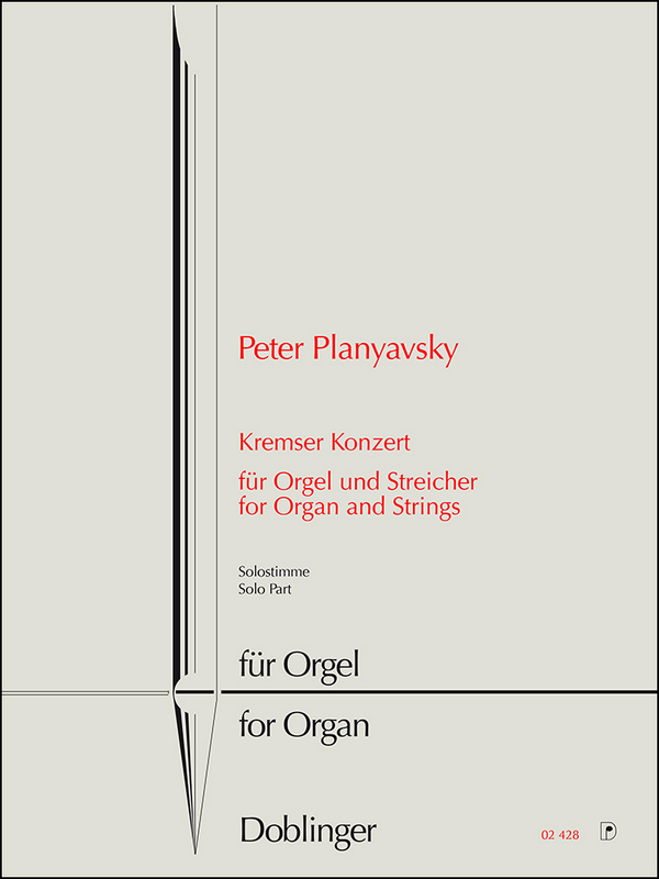 Kremser Konzert  für Orgel und Streicher  Orgel