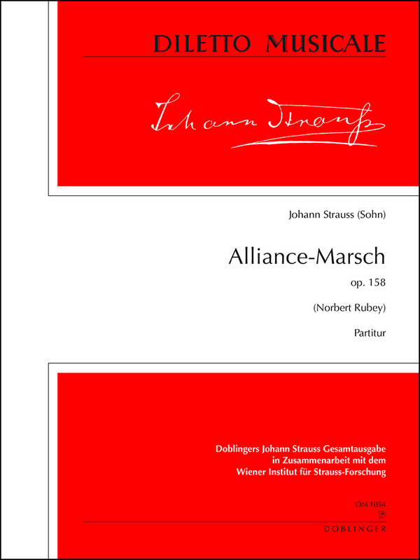 Alliance-Marsch op.158&nbsp;&nbsp;für Orchester&nbsp;&nbsp;Partitur