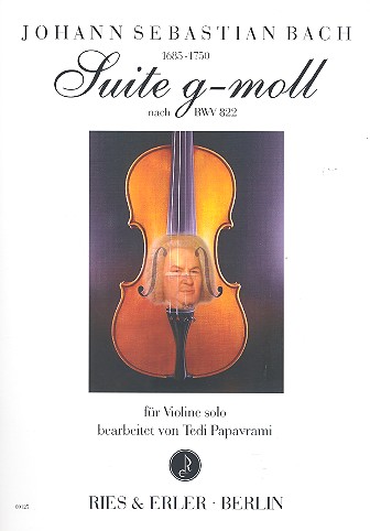Suite g-Moll nach BWV822&nbsp;&nbsp;für Violine&nbsp;&nbsp;