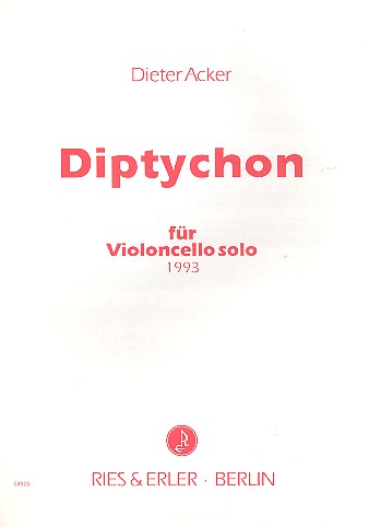 Diptychon für Violoncello  1993  