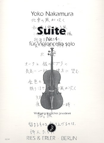 Suite Nr.4&nbsp;&nbsp;für Violoncello&nbsp;&nbsp;