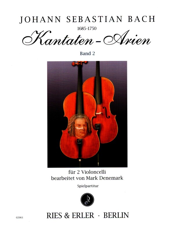 Kantaten-Arien Band 2&nbsp;&nbsp;für 2 Violoncelli&nbsp;&nbsp;Spielpartitur