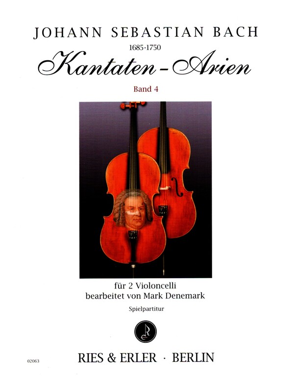 Kantaten-Arien Band 4&nbsp;&nbsp;für 2 Violoncelli&nbsp;&nbsp;Spielpartitur