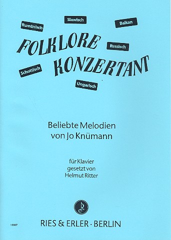 Folklore Konzertant   für Klavier  
