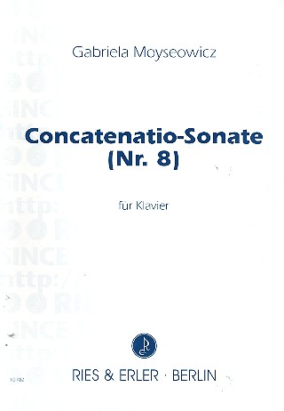 Concatenatio-Sonate (Nr.8)  für Klavier  
