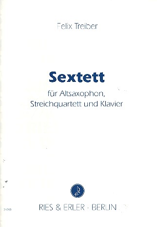 Sextett für Altsaxophon, Streichquartett  und Klavier  