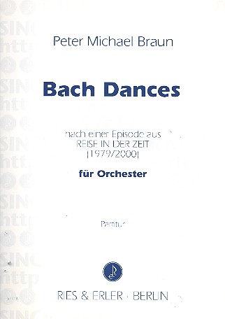 Bach Dances für Orchester  Partitur  