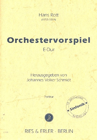 Orchestervorspiel E-Dur&nbsp;&nbsp;Partitur&nbsp;&nbsp;