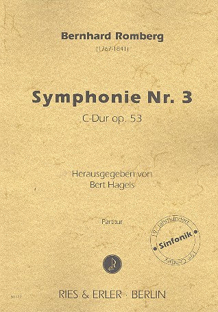 Sinfonie C-dur Nr.3 op.53 für Orchester  Partitur  