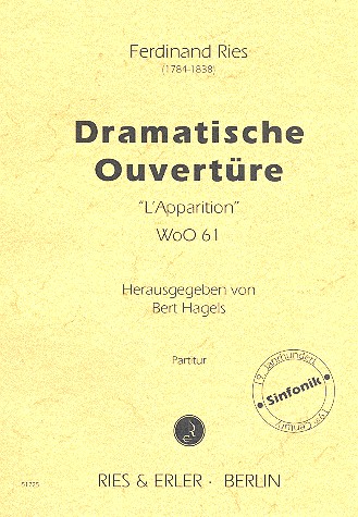 Dramatische Ouvertüre WoO61  für Orchester  Partitur