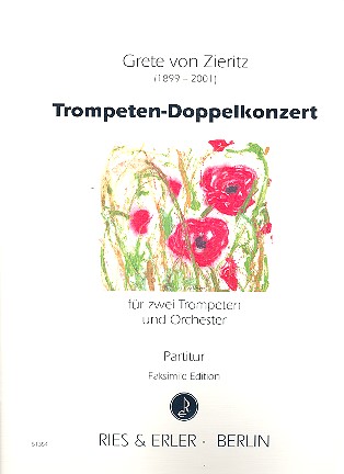Doppelkonzert  für 2 Trompeten und Orchester  Partitur,  Faksimile