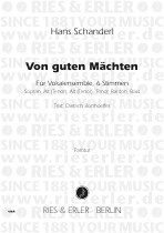 Von guten Mächten  für 6 Stimmen (ST(A)TTBarB)  Partitur