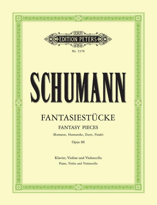 Schumann, Robert Fantasiestücke op.88 für Klaviertrio bei
