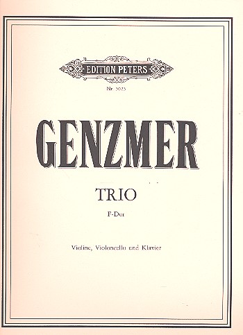 Klaviertrio F-Dur  für Violine, Violoncello und Klavier  