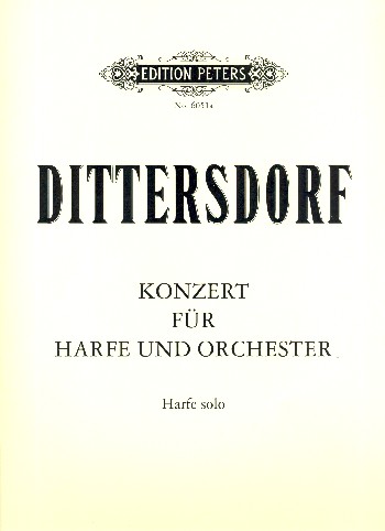Konzert A-Dur  für Harfe und Orchester  Harfenstimme