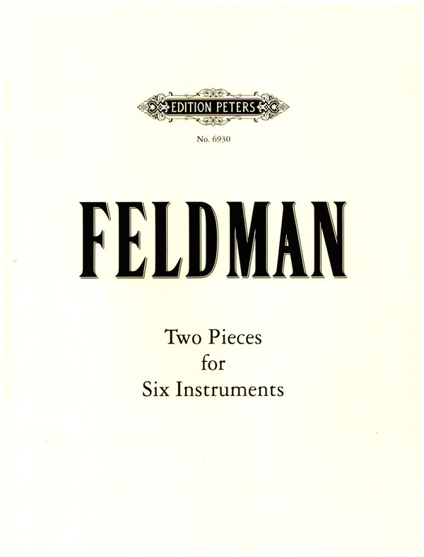 2 Pieces  for flute, alto flute, horn, trumpet, violin and violoncello  score