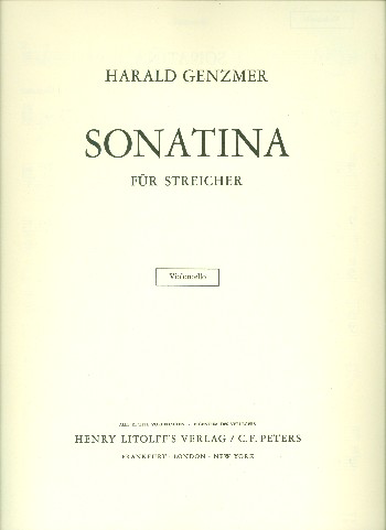Sonatina prima  für Streicher  Violoncello