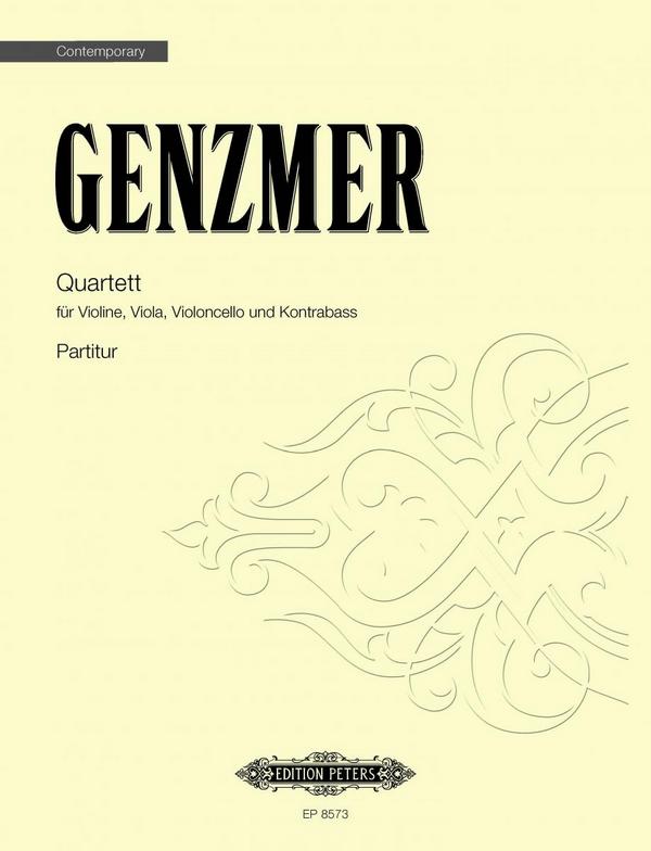 Genzmer, H.&nbsp;&nbsp;Quart. f. Violine, Viola, Violonc. u...., P., Br.&nbsp;&nbsp;Quartett Str (P)
