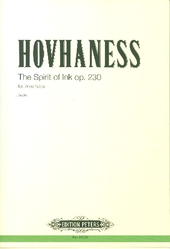 The Spirit of Ink op.230&nbsp;&nbsp;for 3 flutes&nbsp;&nbsp;Score and Parts