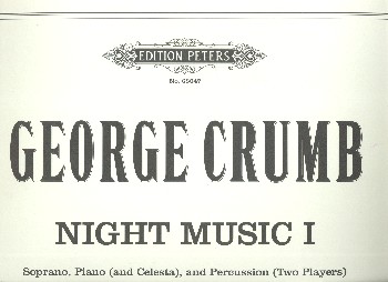 Night Music no.1&nbsp;&nbsp;for soprano, piano (and celesta) and percussion (2 players)&nbsp;&nbsp;Score