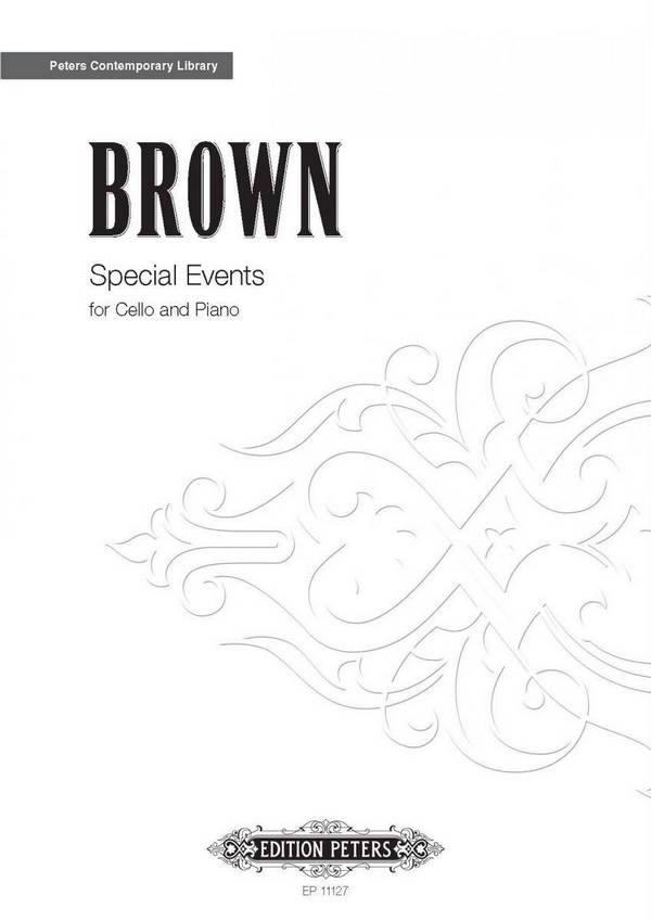 Special Events  for cello and piano  