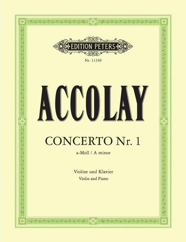 Konzert a-Moll Nr.1  für Violine und Klavier  