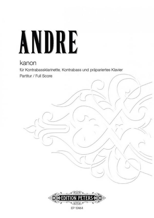 Andre, M.&nbsp;&nbsp;Kanon f. Kontr., Kont..., SP., KB.-Klar., KB., GH.&nbsp;&nbsp;Kanon f. Kontr., Kont... (SP)