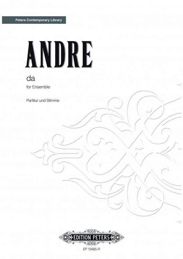 Andre, M.&nbsp;&nbsp;da, Partitur, Broschiert&nbsp;&nbsp;da