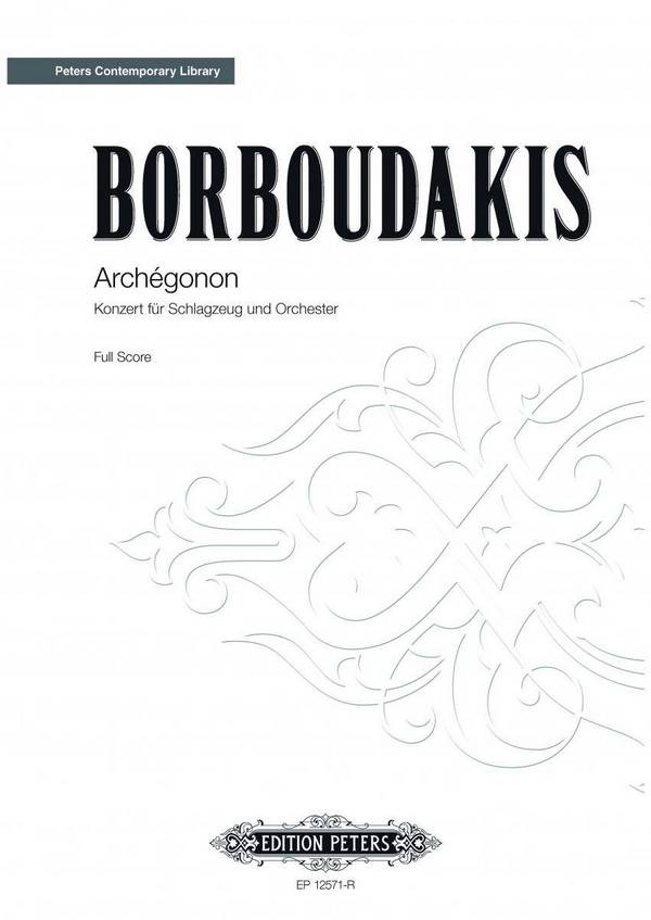 Borboudakis, M.&nbsp;&nbsp;Archégonon, Partitur, Broschiert&nbsp;&nbsp;Archegonon