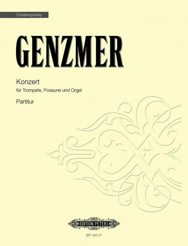 Genzmer, H.&nbsp;&nbsp;Konzert f. Tromp.,..., P., Trp., Pos., Orgel, GH.&nbsp;&nbsp;Konz. f... GeWV 426 (P / E)
