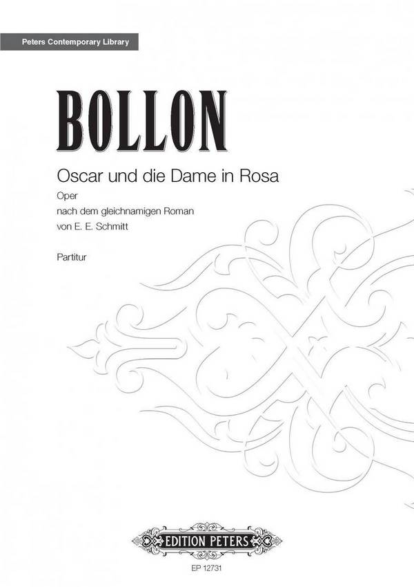 Bollon, Fabrice Oscar und die Dame in Rosa&nbsp;&nbsp;Oper&nbsp;&nbsp;Partitur