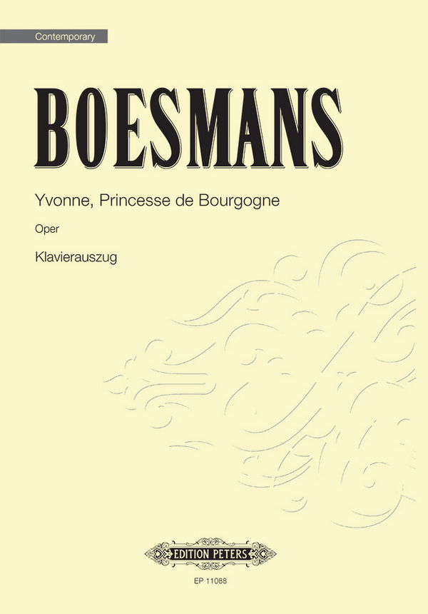 Boesmans, Philippe&nbsp;&nbsp;Yvonne, princesse de Borgogne (V/S)&nbsp;&nbsp;