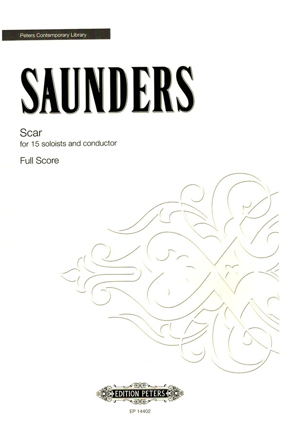 Scar  for 15 soloists and conductor  score (large size)
