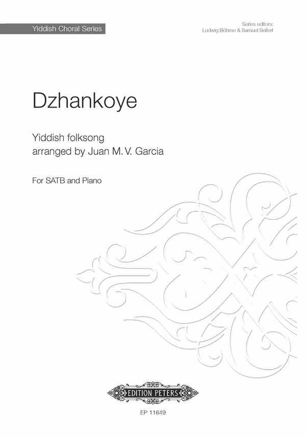 EP11649  Dzhankoye (Yiddish folksong)&nbsp;&nbsp;for SATB and piano&nbsp;&nbsp;