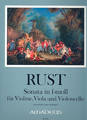 Sonate f-Moll für Violine, Viola und  Violoncello  Partitur und Stimmen