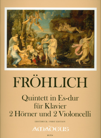 Quintett Es-Dur  für 2 Hörner, 2 Violoncelli und Klavier  Stimmen