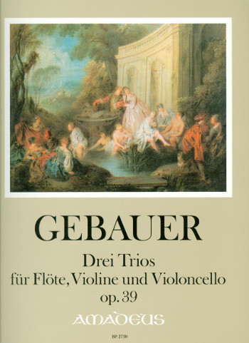 3 Trios op.39  für Flöte, Violine und Violoncello  Stimmen