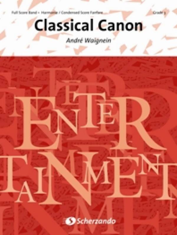 Classical Canon&nbsp;&nbsp;for brass band&nbsp;&nbsp;score and parts