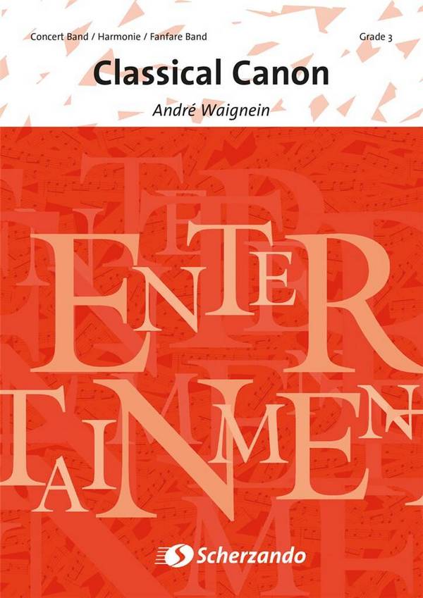 Classical Canon&nbsp;&nbsp;for brass band&nbsp;&nbsp;score C