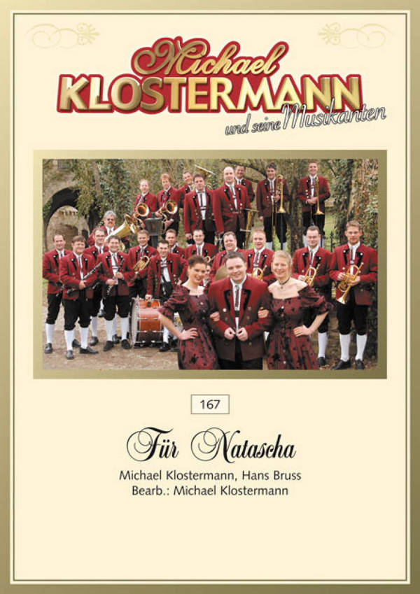 1451-07-010M  M.Klostermann, Für Natscha  für Blasorchester  Partitur und Stimmen