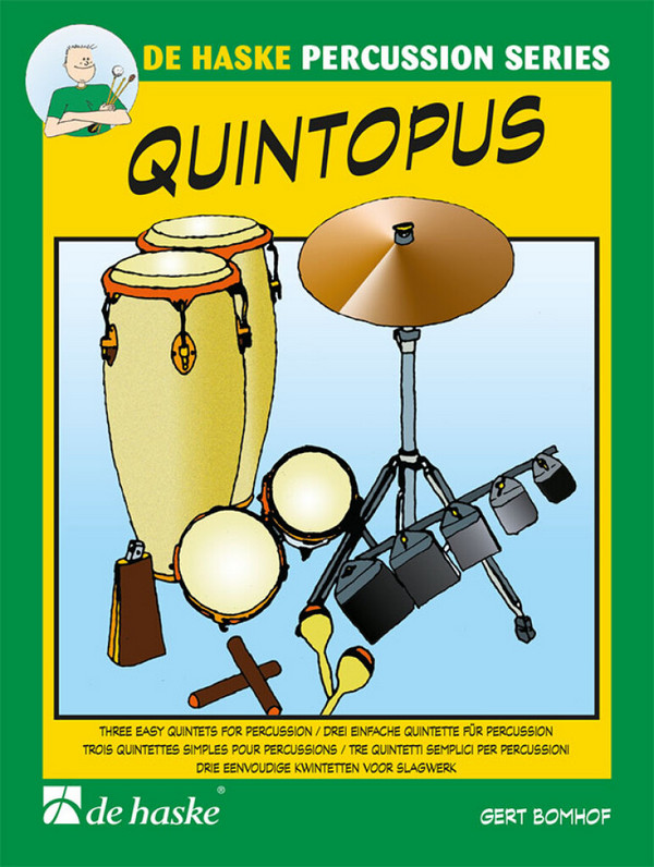 Quintopus 3 einfache Quintette  für Percussion  Partitur und Stimmen