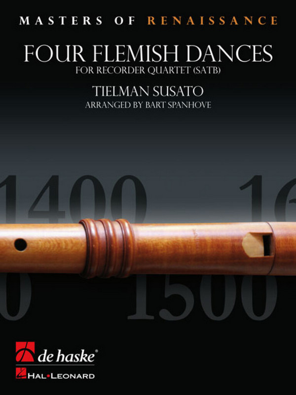 4 Flemish Dances for 4 recorders (SATB)  score and parts  